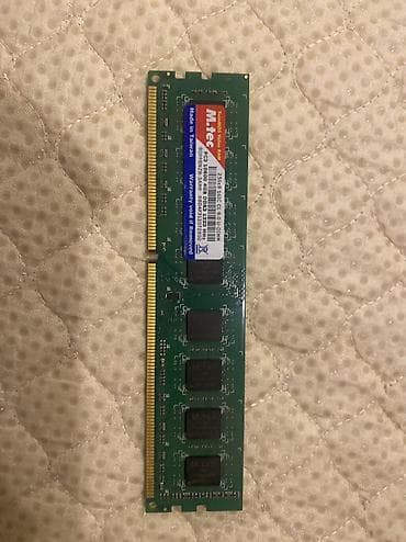 am 4: Оперативная память, Б/у, M.tec, 4 ГБ, DDR3, 1333 МГц, Для ПК — 1