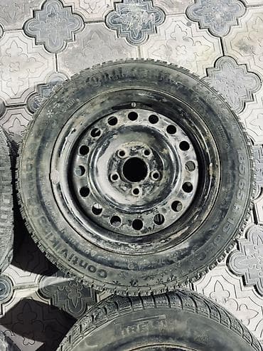 155 13: Колеса в сборе 185 / 65 / R 15, Зима, Б/у, Комплект, Легковые, Железные, отверстий - 5 — 7
