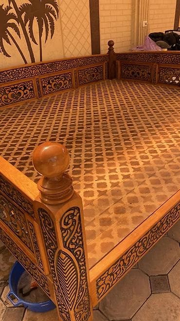 табуретки деревянные: Тапчан 270 x 230 x 100 м, Дерево — 2