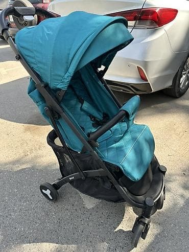 Прогулочная коляска Mstar, бирюзовая - Легкая складная модель с — 2