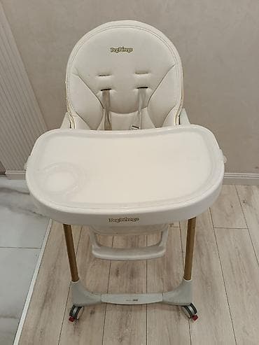 me: Стульчик для кормления Peg Perego Prima Pappa Follow Me, цвет белый с — 1