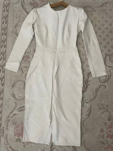 Атайын кийим: Распродажа Брендовых Женские приталенные платья-миди, размер s — 3