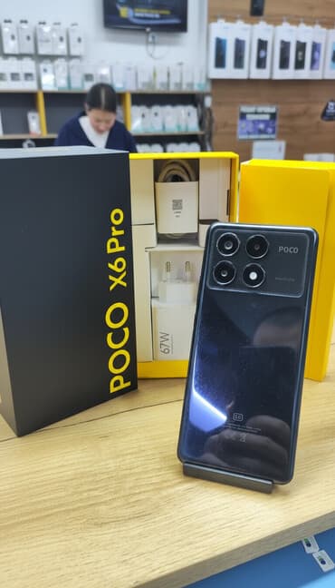 Poco X6 Pro 5G, Б/у, 512 ГБ, цвет - Черный, 2 SIM at lalafo.kg Poco X6 Pro 5G, Б/у, 512 ГБ, цвет - Черный, 2 SIM