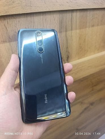 galaxy note 8: Redmi, Redmi Note 8 Pro, Б/у, 128 ГБ, цвет - Черный, 2 SIM — 1