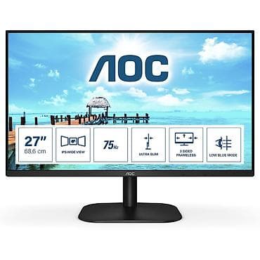 Монитор, AOC, Б/у, LCD, 26" - 27"