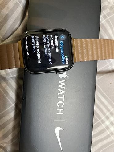 12 lite: Apple Watch Series 6 Nike (GPS + Cellular)
Акб - 85 — 2