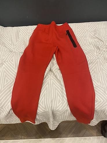 nike tech: Штаны, С манжетами, Флис — 2