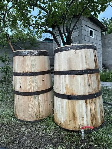 Бочка Дерево, 100 л, Самовывоз