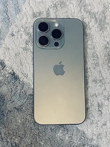 IPhone 15 Pro, Б/у, 512 ГБ, Natural Titanium, 80 %