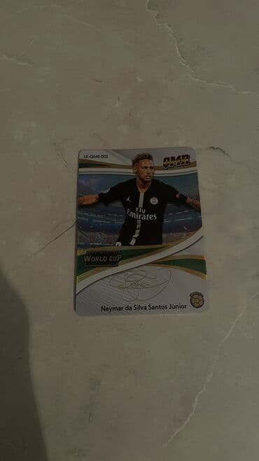 детский домик для кукол: Коллекционная карточка Неймар созданная к чемпионату мира 2022 с — 1