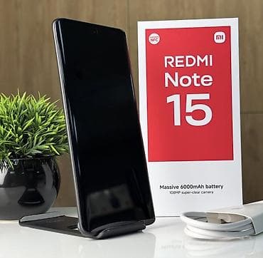 смартфоны с аккумулятором большой емкости: Redmi, Redmi Note 15 — 6