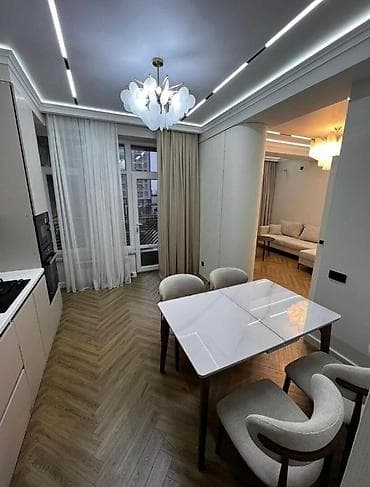 2 бөлмө, 66 м², Элитка, 3 кабат, Дизайнердик ремонт
