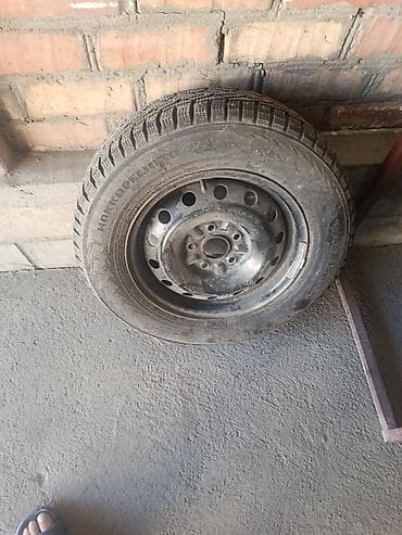 Транспорт: Колеса в сборе 205 / 65 / R 15, Зимняя шипованная, Запаска, Легковые, Железные, отверстий - 5 — 3