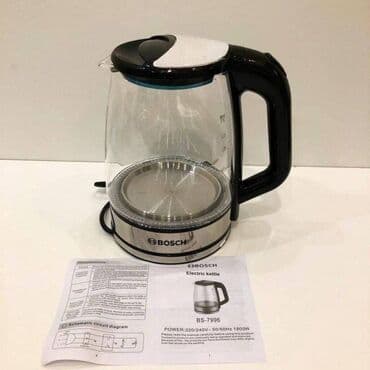 bosh кофеварка: Электрический чайник, Новый, Бесплатная доставка, Платная доставка, Самовывоз — 2