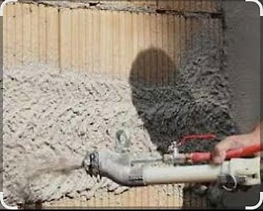 work emotion: Механизированная штукатурка стен - Выполняем нанесение штукатурки — 1