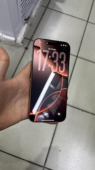 note 14s: IPhone 16 Pro Max, Б/у, 256 ГБ, Золотой, Чехол, Коробка, 90 % — 6