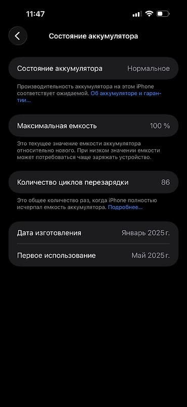 oppo a5 2020: IPhone 16 Pro Max, Б/у, 256 ГБ, Natural Titanium, Коробка, 100 % — 4