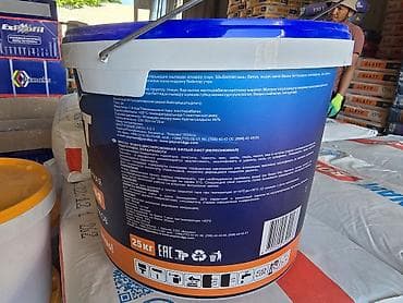 Үй жана бакча: Краска водно-дисперсионная «Белый Аист» (белоснежная), ведро 25 кг — 2