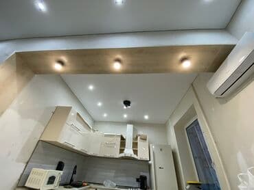 прожектор свет: Керме шыптар Жылтырак, 3D потолоктор, Жылтырабаган Демонтаждоо, Акысыз консультация, Акысыз ченөө — 2