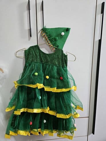 Детские карнавальные платья (на утренник/фотосессию) 1) Костюм Ёлочки