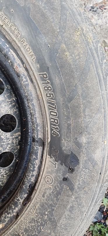 диски шины: Колеса в сборе 185 / 70 / R 14, Всесезонная, Железные, отверстий - 5 — 1