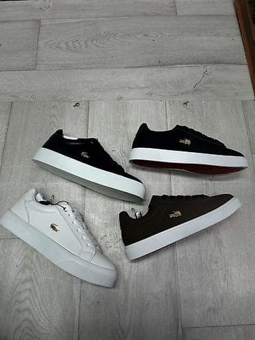 Мужская обувь: Мужские кроссовки, 37, 38, 39, Lacoste, Новый, цвет - Черный, Самовывоз — 1