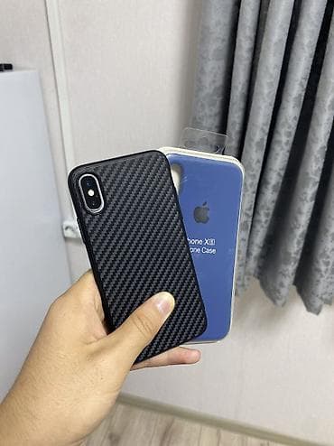 обмен на айфон 11 про: IPhone X, Б/у, 64 ГБ, Серебристый, Чехол, Коробка, 76 % — 7