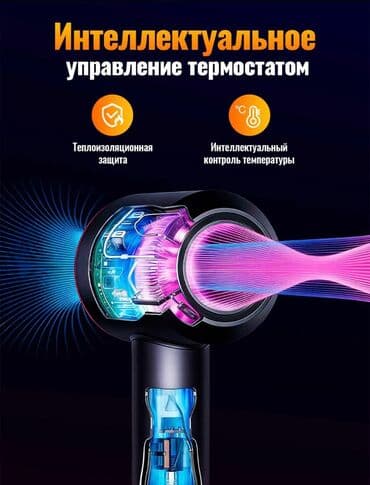 мини фен: Портативный фен Hoco HP11 Plus в сером цвете с ярко-розовым акцентом — 7