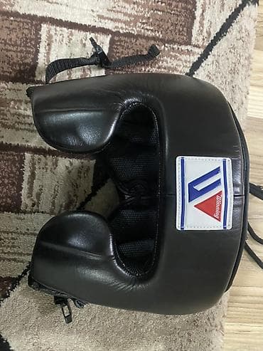 секция борьбы: Боксерский шлем с полной защитой лица - Тип: тренировочный шлем для — 1