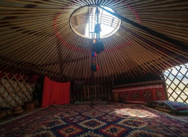 Продажа юрты, Каркас Деревянный, Более 100 баш, Диаметр: Более 8 метров