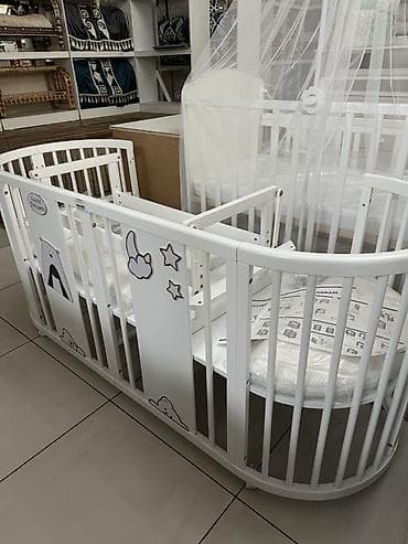 трансформер столы: Детская кровать трансформер, Другой тип, цвет - Белый — 5