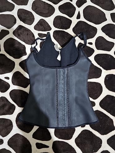 черный корсет: Корректирующий корсет/жилет для талии с бретелями от ANN CHERRY в — 1