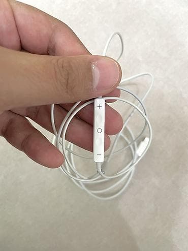 apple airpod: Проводные наушники-гарнитура с разъёмом Lightning. Привезли из Юж — 2