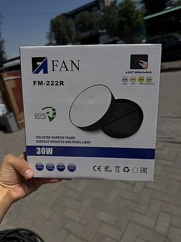frame: Светодиодная накладная панель FAN FM‑222R - Мощность: 30 Вт - Тип — 1