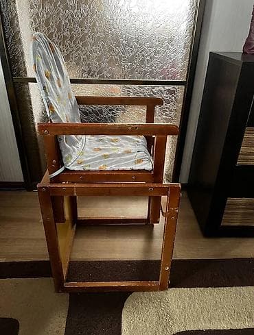 pop it: Детский стульчик для кормления из массива дерева. Конструкция «стол + — 3