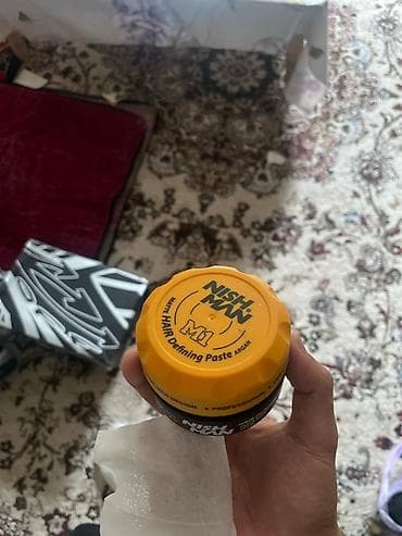 Аксессуары для волос: Nishman M1 Matte Hair Defining Paste Argan — матовая паста для укладки — 1