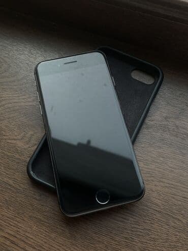 мобильные телефоны новые: IPhone 8, Б/у, 64 ГБ, Черный, Чехол — 1