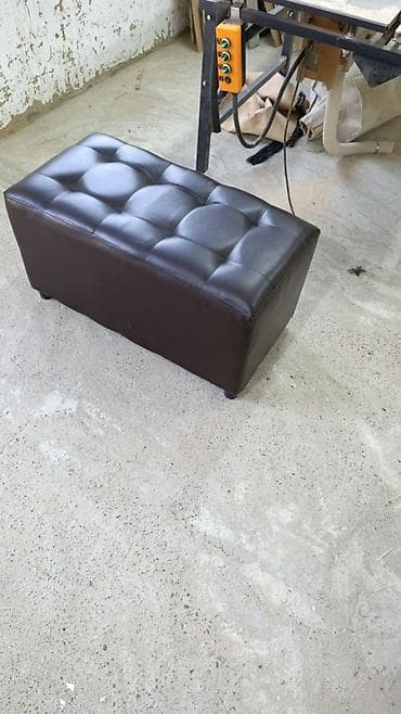 Банкетки: Банкетка, Новый, С полками, цвет - Черный — 2