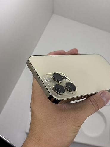 Техника жана электроника: IPhone 14 Pro Max, Колдонулган, 1 ТБ, Алтын, Куту, 83 % — 8