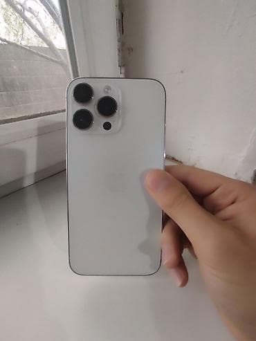 бишкек дрон: IPhone 14 Pro Max, Колдонулган, Ак, Куту, 88 % — 3