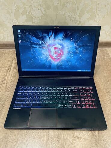 Аудиотехника: Ноутбук, MSI, 16 ГБ ОЭТ, Intel Core i7, 15.6 ", Колдонулган, Оюндар үчүн, эс тутум HDD + SSD — 3