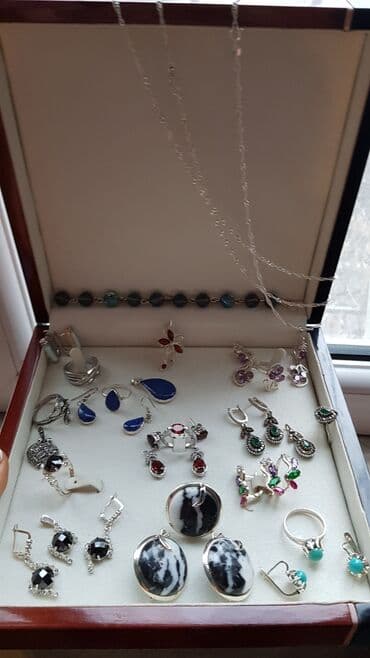 свадебные наборы ручной: Серебро!!! Комплекты серьги + кольца. Отдельно кольца и кулон — 21