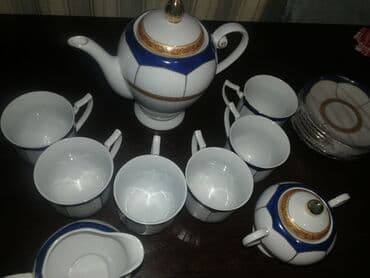 посуда для гостей: Продаю чайный сервиз на 6 персон 17 предметов фирмы FUMA производство — 3