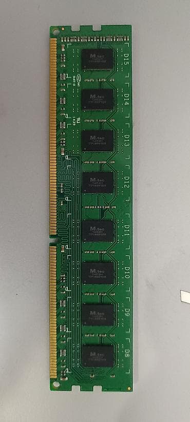 Оперативная память, Б/у, 4 ГБ, DDR3, 1600 МГц, Для ПК