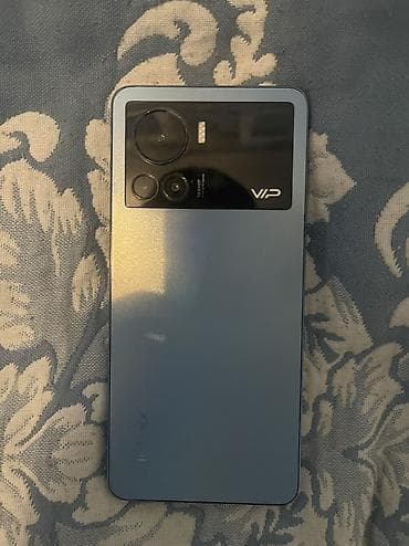 note 10 s: Infinix Note 12 VIP, Б/у, 256 ГБ, цвет - Голубой, 2 SIM — 1