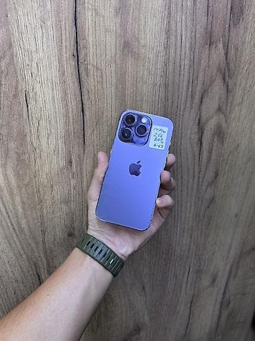 IPhone 14 Pro, Б/у, 256 ГБ, Deep Purple, 80 % at lalafo.kg IPhone 14 Pro, Б/у, 256 ГБ, Deep Purple, 80 %
