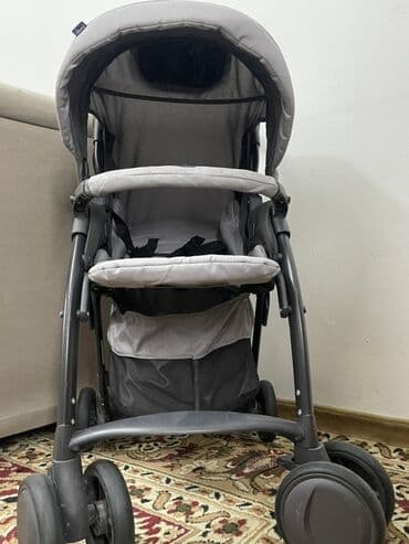 прогулочная коляска peg perego: Балдар арабасы, түсү - Күмүш, Колдонулган — 8