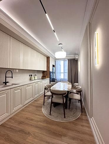 flat osh: 3 комнаты, 106 м², 11 этаж, Дизайнерский ремонт — 7