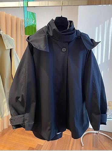 Плащ, С капюшоном, XL