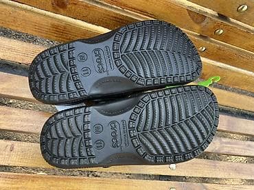 тапочки мужские кроксы: Crocs Classic Clog, черные - Универсальные сабо из фирменного — 7